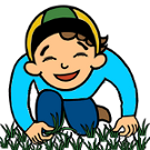 草むしり（除草）イラスト by 便利屋 よろず屋